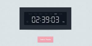 Digital Clock by Tutorialzine