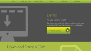 Smint a Jquery Plugin to create Sticky Menu