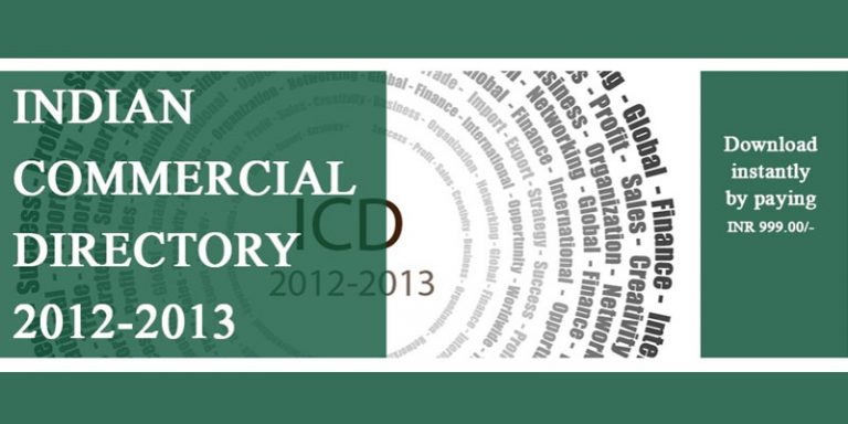 Indian Commercial Directory 2012 - 2013