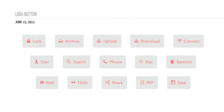 Loda Button: Animated Buttons