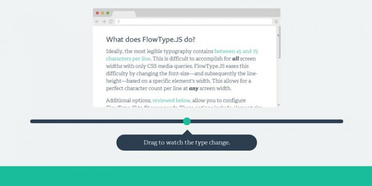Flowtype a responsive web typography solution