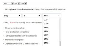 Create awesome dropdown with free Jquery EasyDropDown plugin
