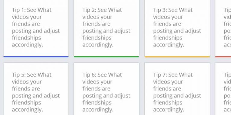 jQuery Tips Cards