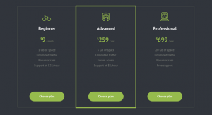 Pricing Tables Inspirations