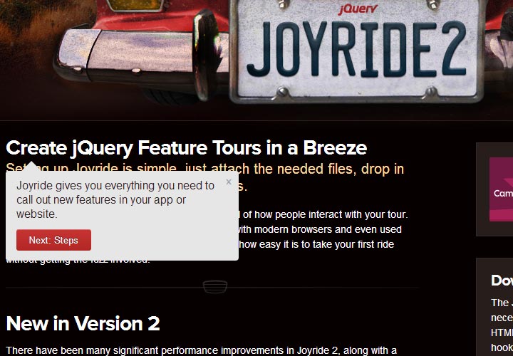 jquery plugin joyride