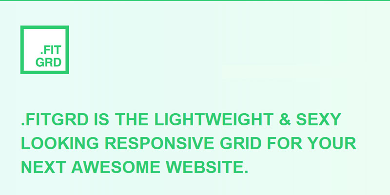Fitgrid: To serve simple responsive foundation