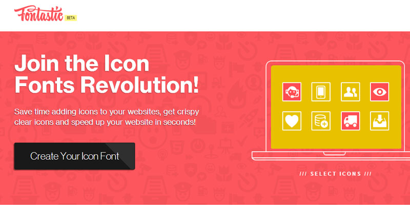 fontastic to create icon font