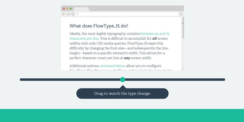 Flowtype a responsive web typography solution