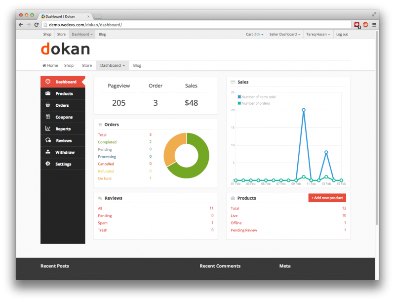 Dokan a multi vendor woocommerce plugin