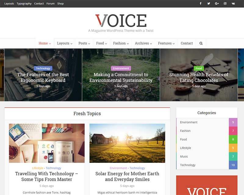 Themeforest Voice