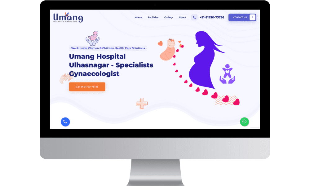 Umang Hospital Website